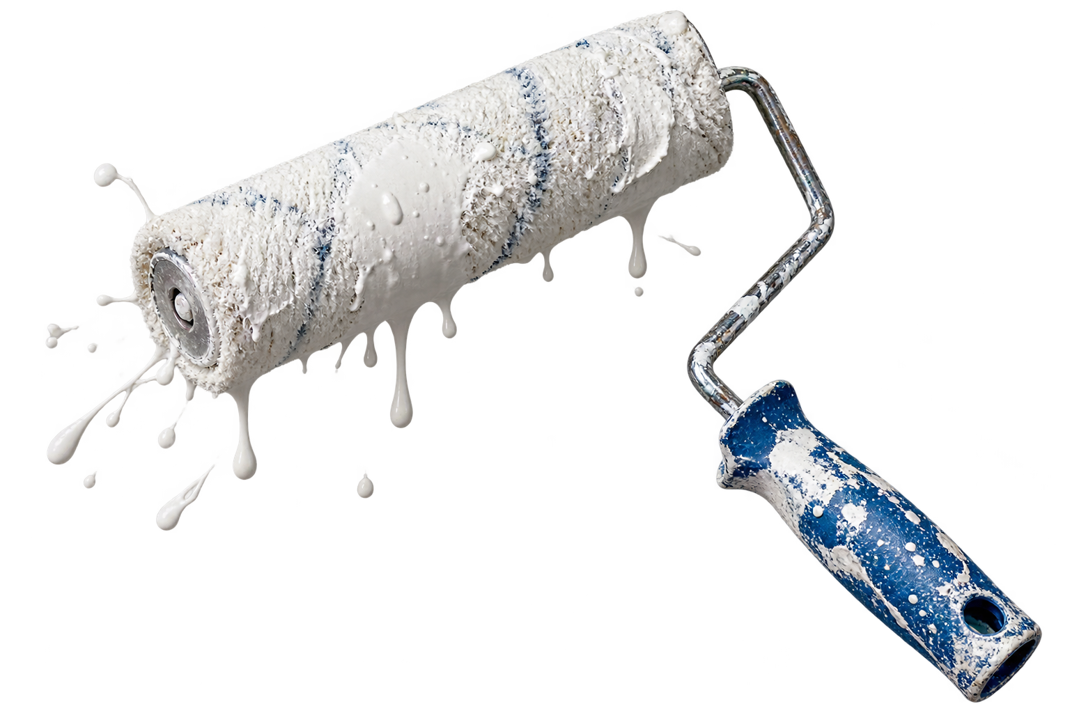 Rullo per pittura con vernice